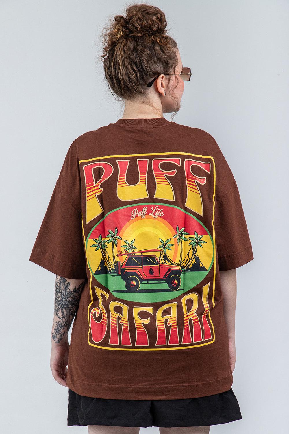 Puff Life Oversized T-Shirt - Safari Brown