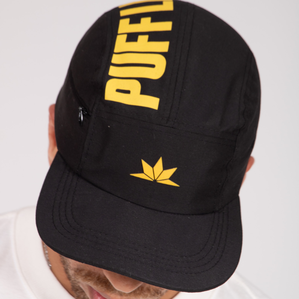 Boné Five Panel Brand - Preto