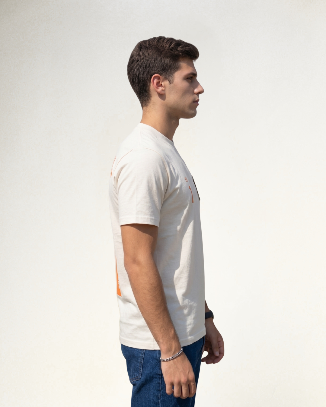Camiseta Puff Orange Lion