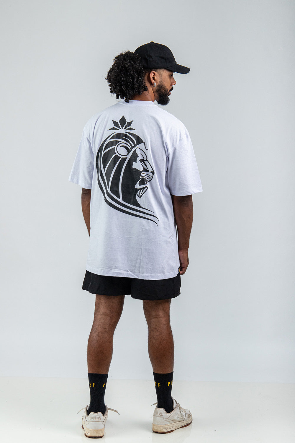 Camiseta Puff Life Streetwear - Logo Estampa Branco