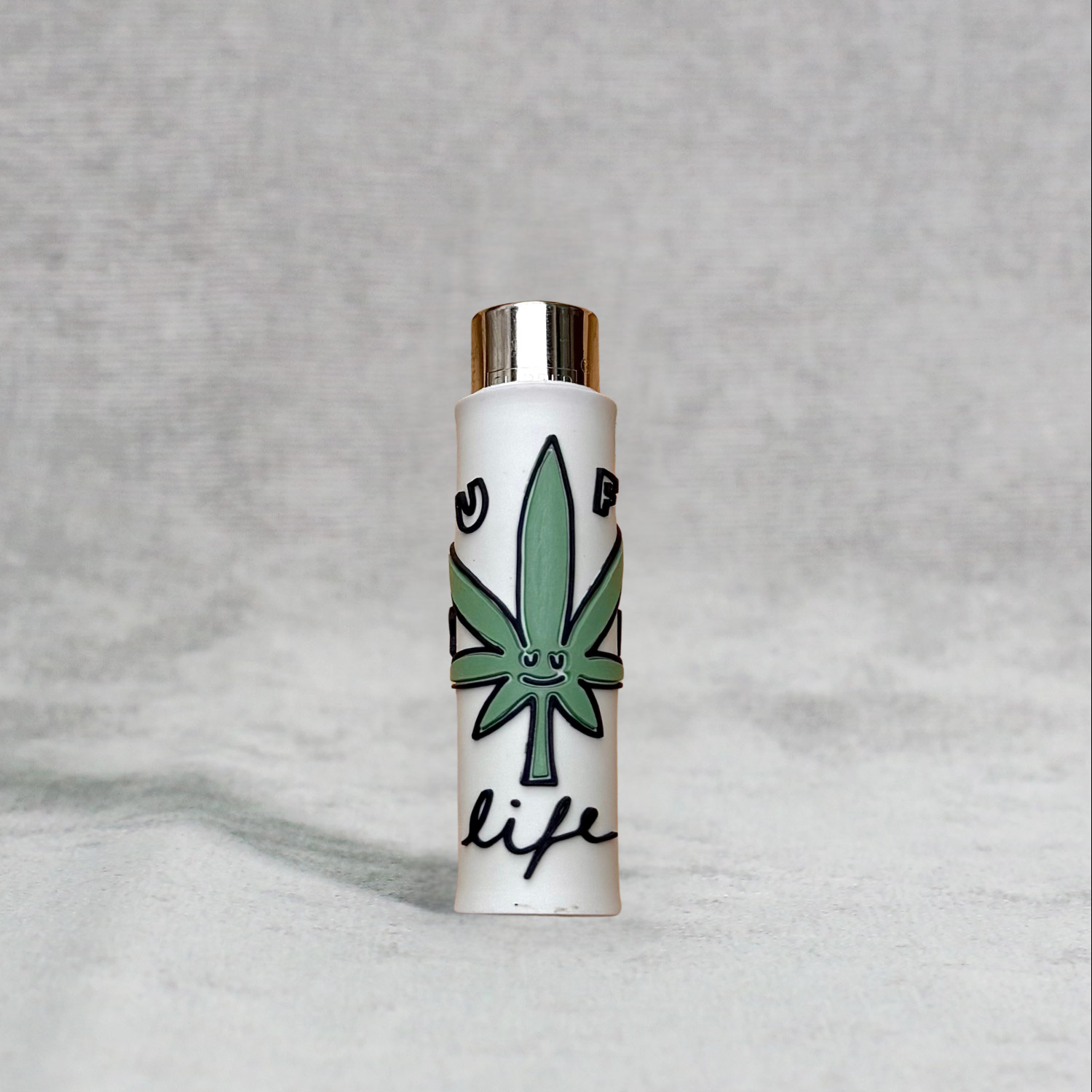 Isqueiro Emborrachado Puff Life Folha