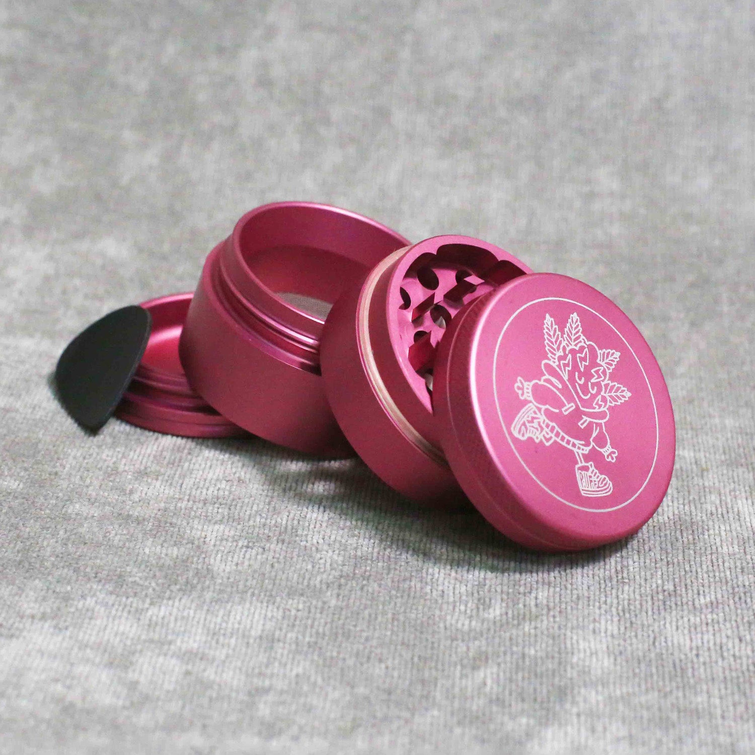Aluminum Crusher Puff - Pink