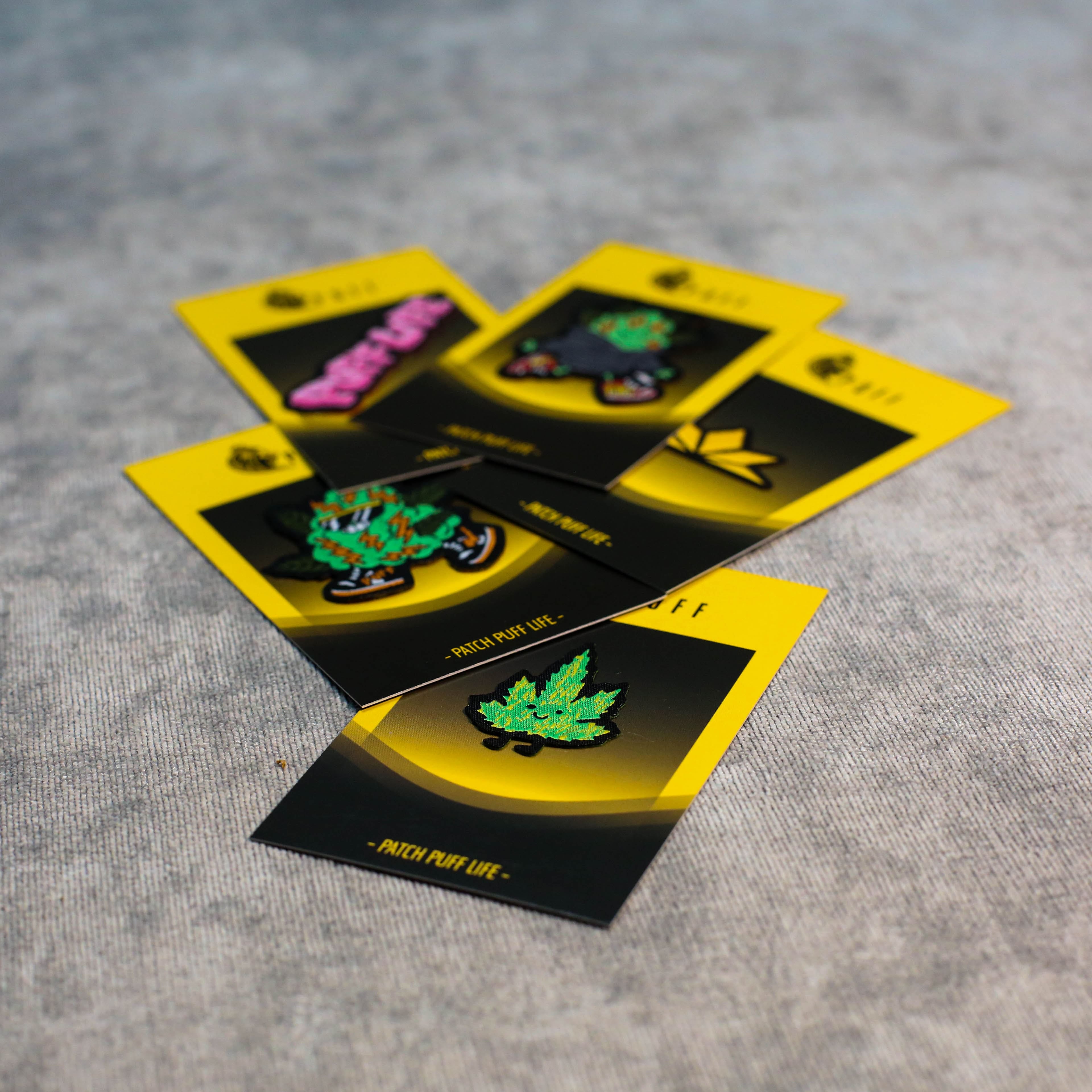 Patch Termocolante Puff Ganja