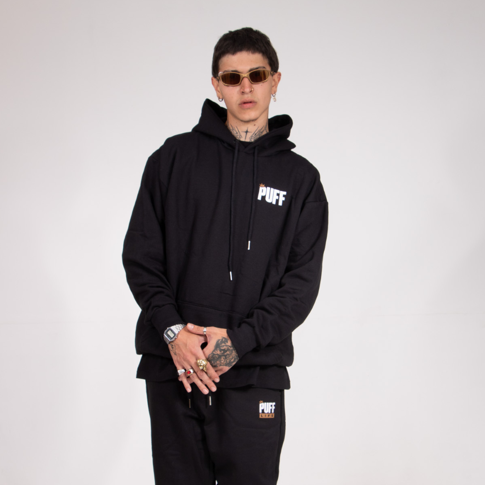 Blusa Moletom Puff Logo Brand