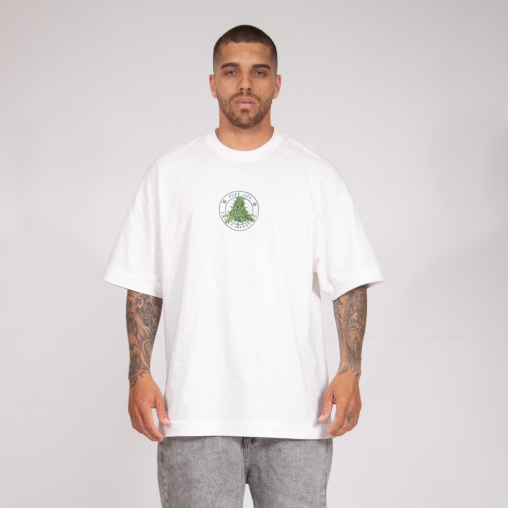 Camiseta Puff Unique Life Style - Off White