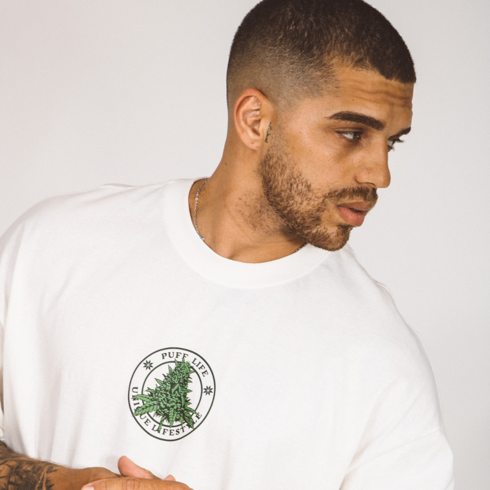 Camiseta Puff Unique Life Style - Off White