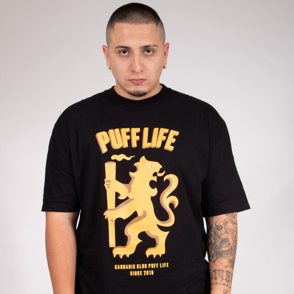 Camiseta Puff Brazão - Preta