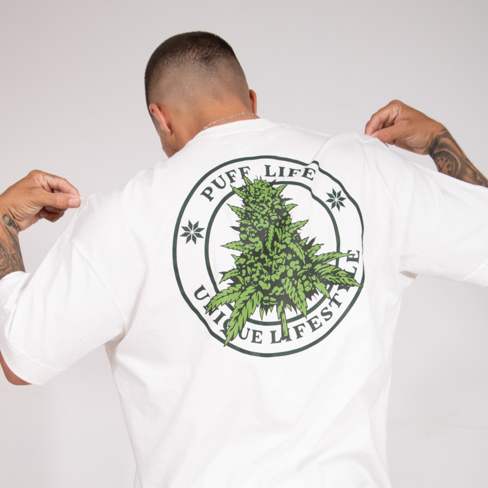 Camiseta Puff Unique Life Style - Off White