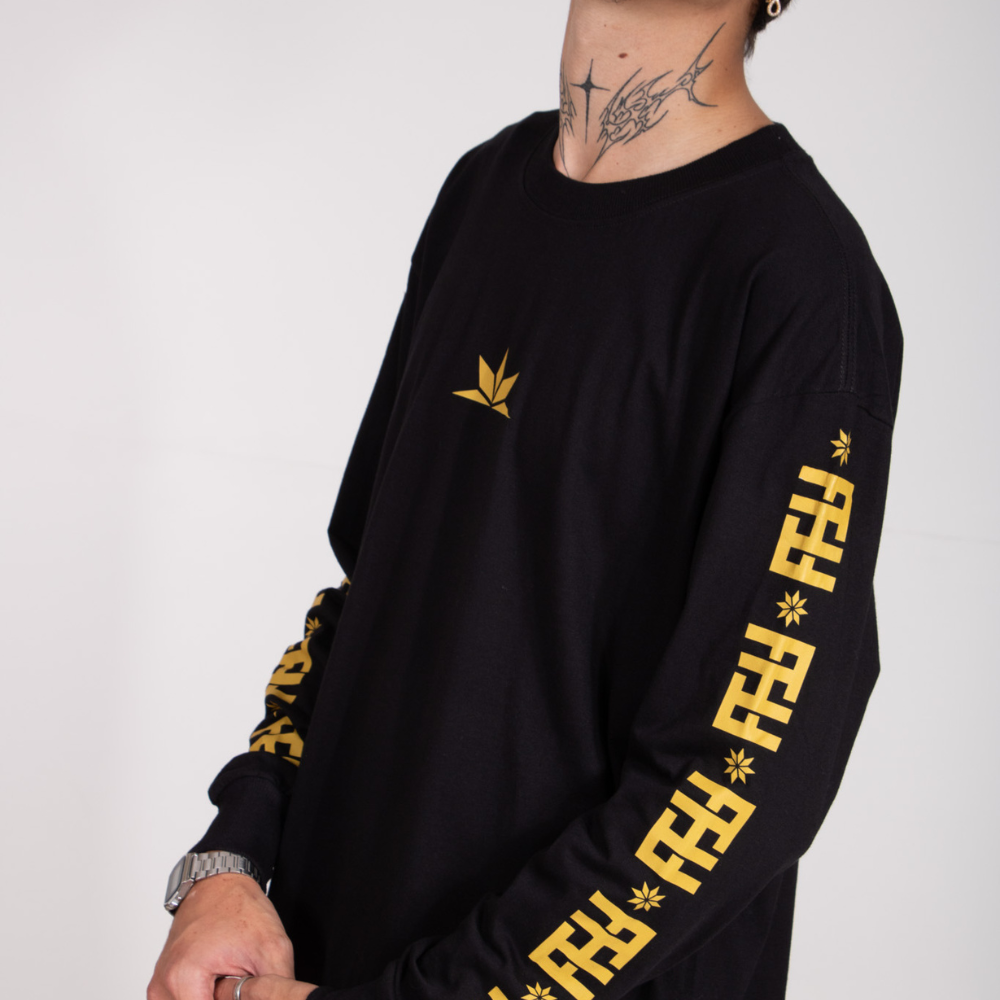 Camiseta Puff Coroa Manga Longa