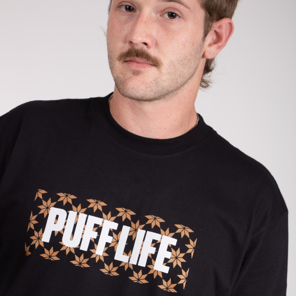 Camiseta Puff Logo Box - Preta
