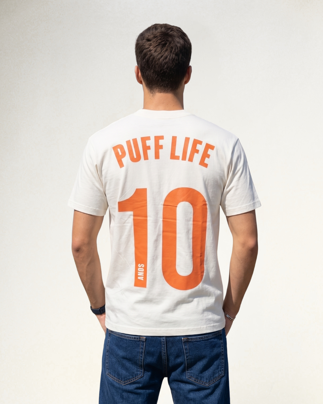 Camiseta Puff Orange Lion