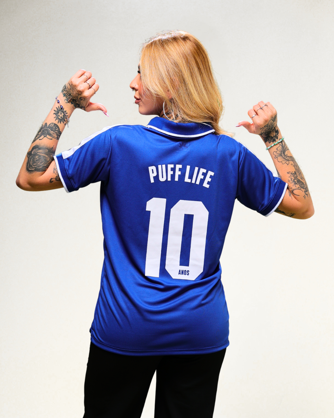 Jersey Puff Br THC - Azul