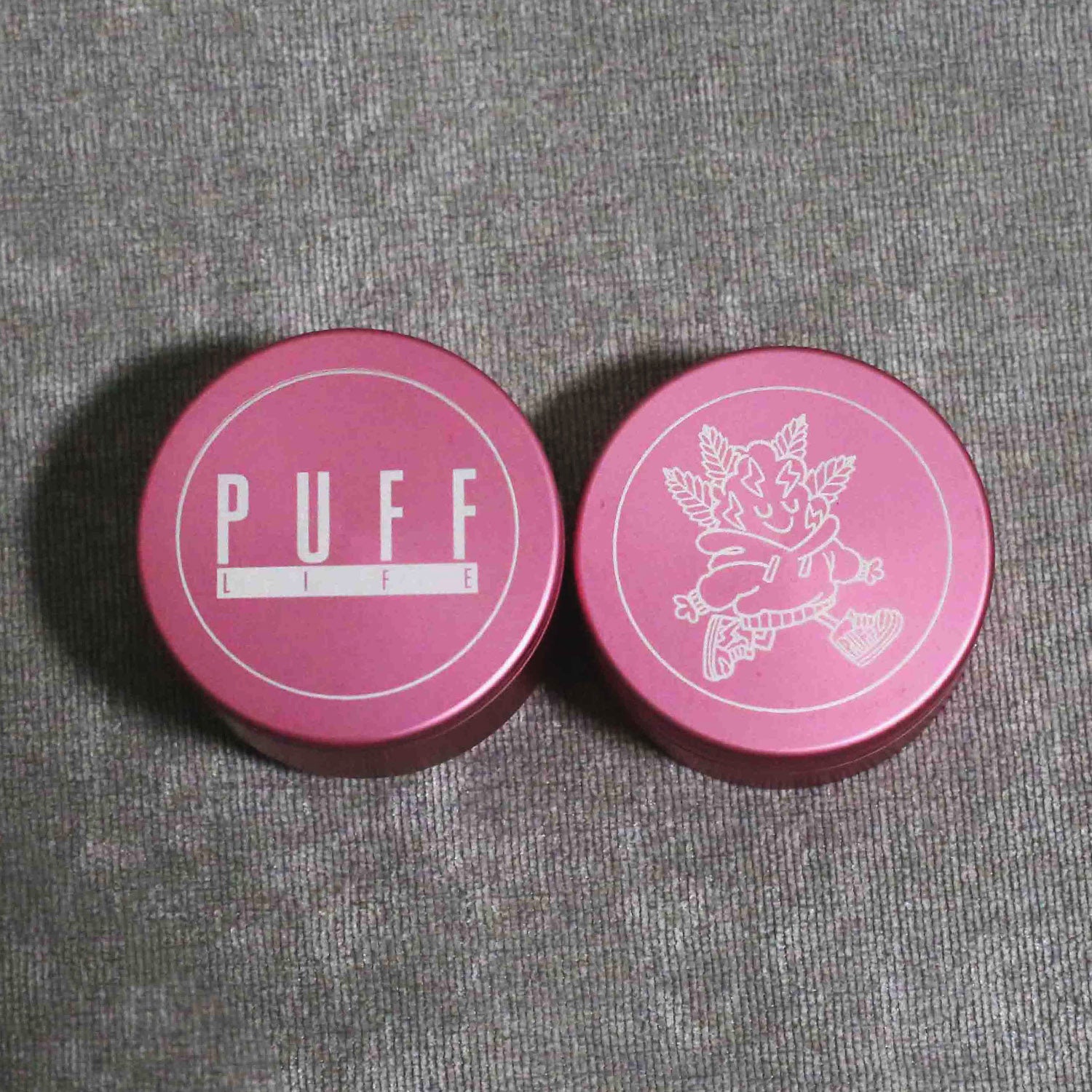 Puff Triturador de Alumínio - Rosa