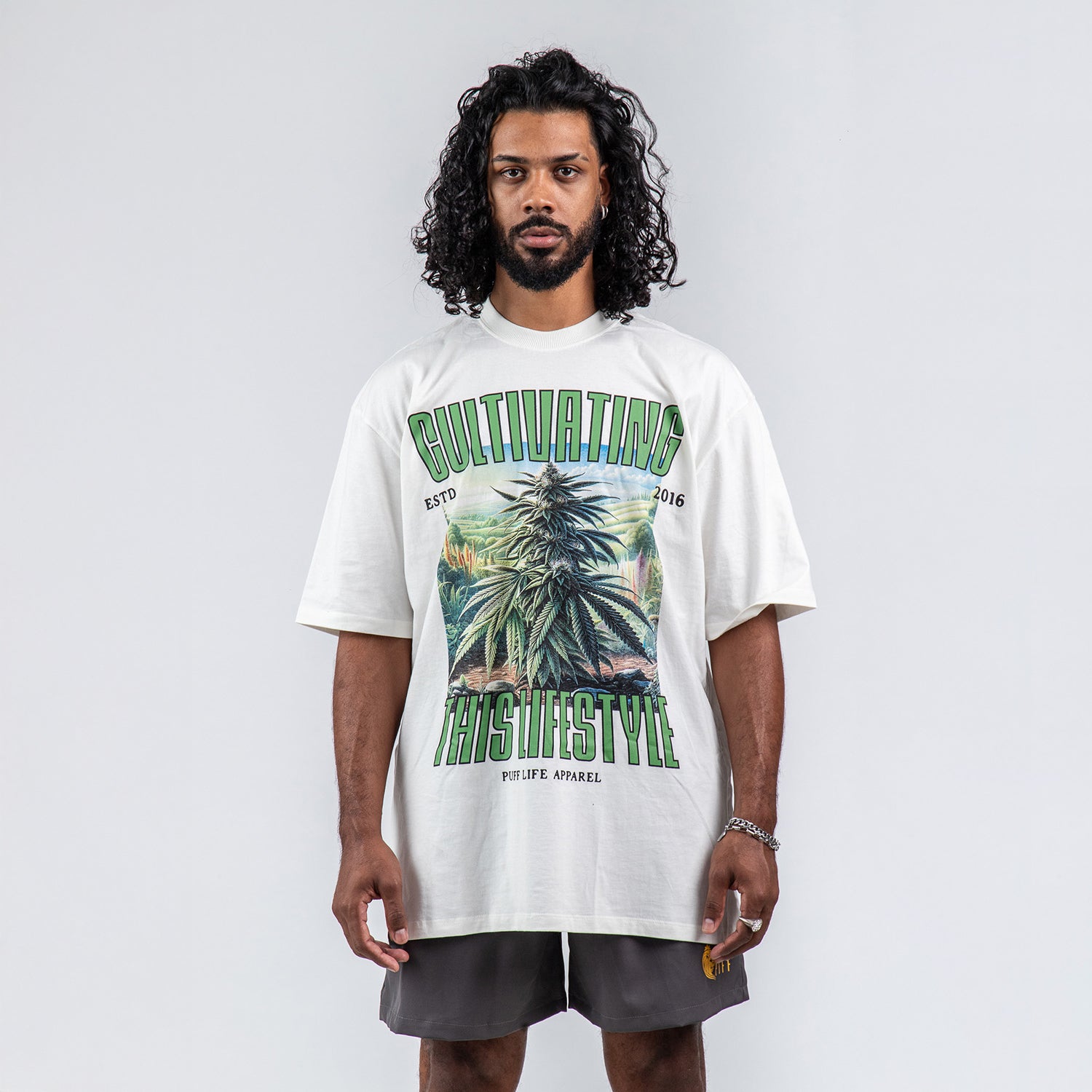 Camiseta Puff Made in Brazil - Off White