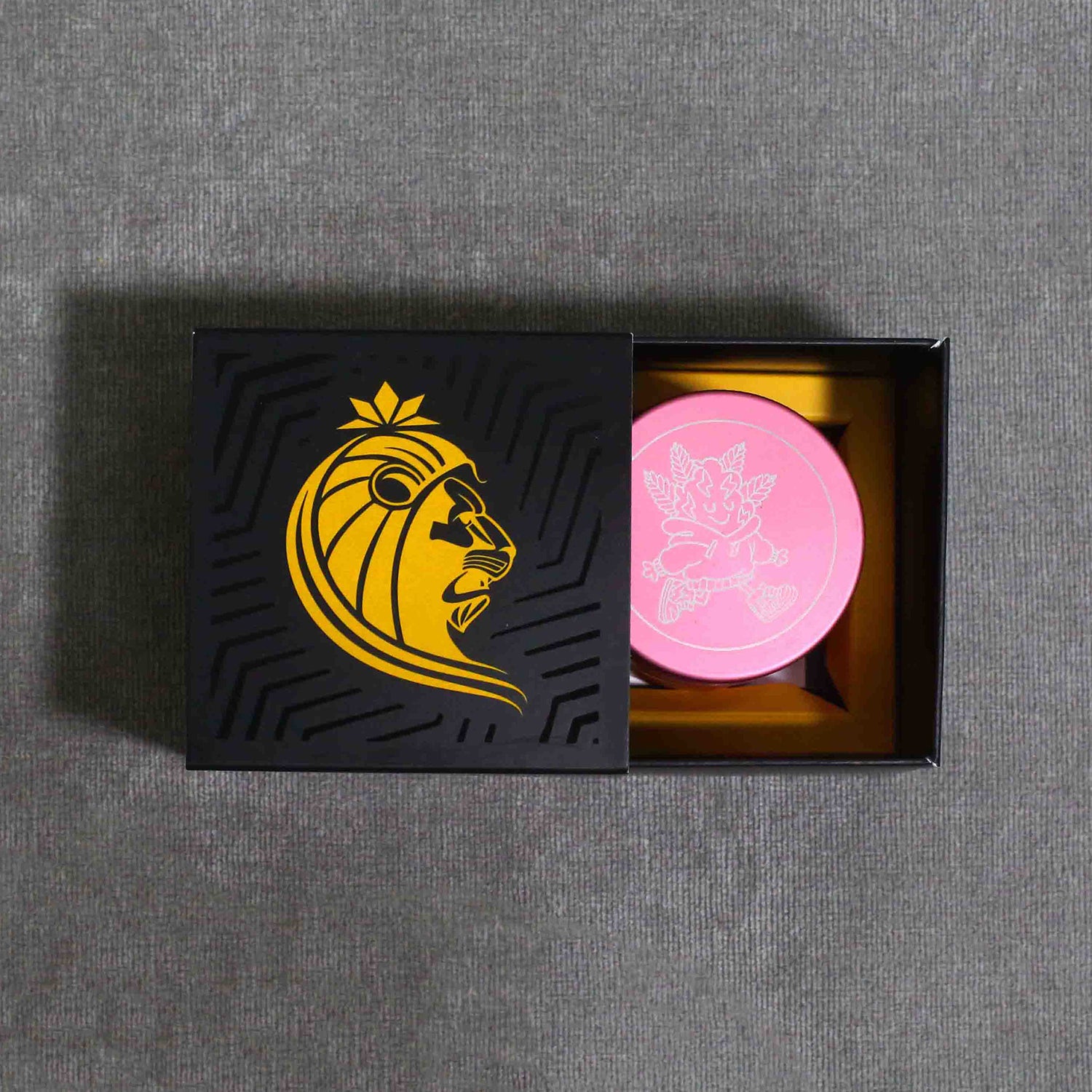 Puff Triturador de Alumínio - Rosa