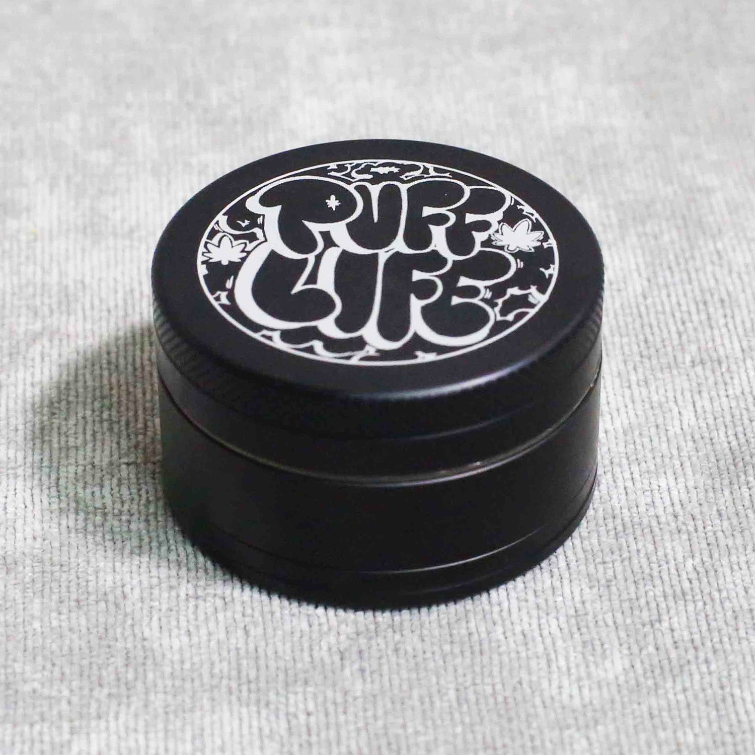 Puff Triturador de Alumínio - Preto