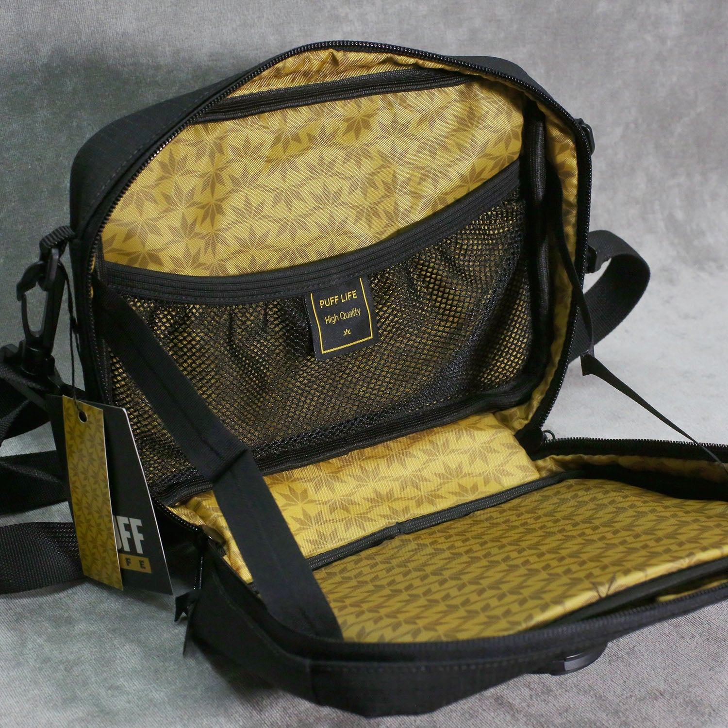 Puff Tray Sidebag Preta