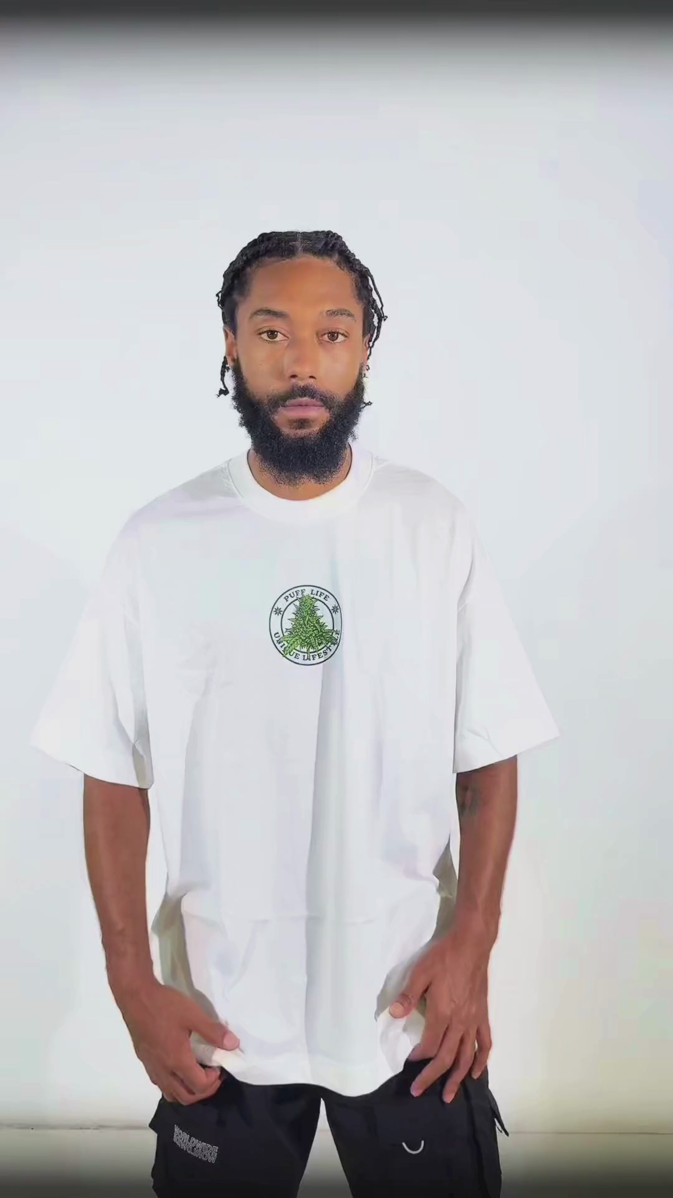 Camiseta Puff Unique Life Style - Off White
